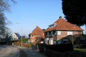 Huizen langs de Van Randwijckweg (Beek)