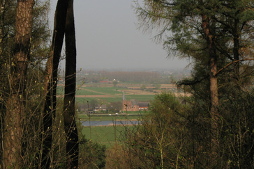 Uitzichtpunt Boterberg met vliegdennen