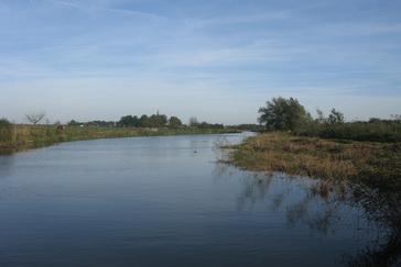 Uitzicht vanaf het pontje