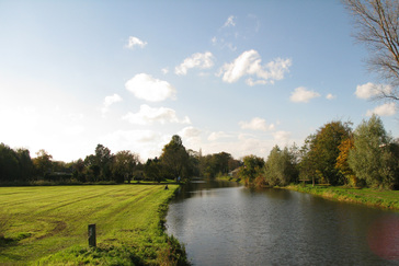 Uitzicht vanaf de brug