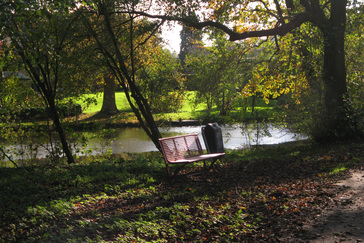 Bank langs de Berkel