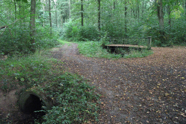 Bruggen over de beek