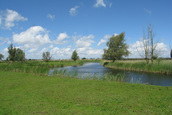 Uitzicht over de plas (Lelystad)