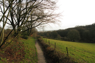 Uitzicht over het dal