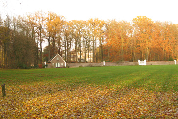 Gezicht op de tuinmanswoning