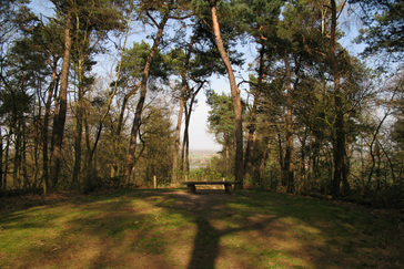 Uitzichtpunt Boterberg met vliegdennen
